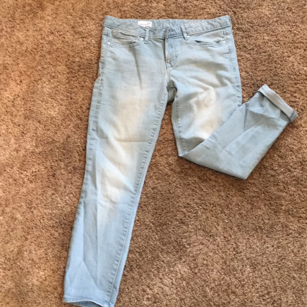 Gap always skinny 29. 8. Light blue wash